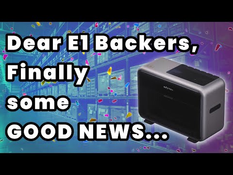 E1 UV Printer Shipping Finally Accelerating: Here's the Latest