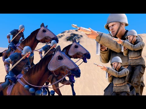 10.000 CAVALRY VS 1.000  US SOLDIERS UEBS ARMY ULTIMATE EPIC BATTLE SIMULATOR