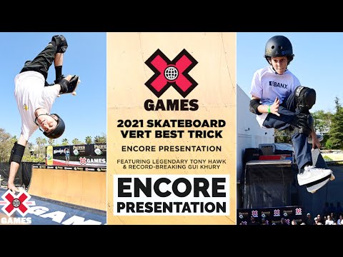 PACIFICO SKATEBOARD VERT BEST TRICK with TONY HAWK | X Games 2021