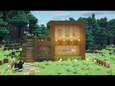 CRAZY HOUSE BUILD! Ultimate Minecraft Starter Tutorial!