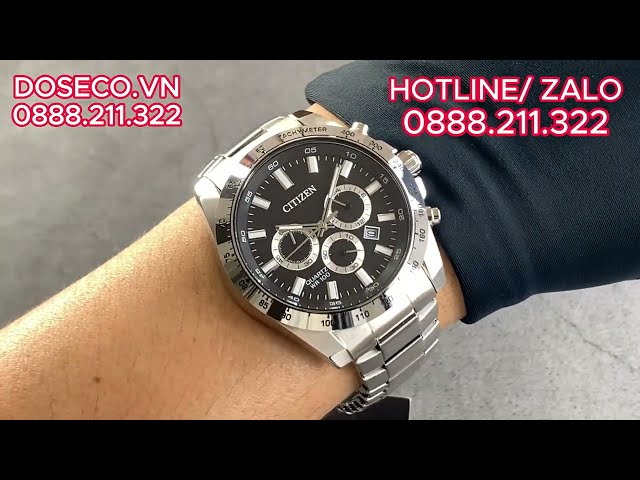 ساعة سيتيزن كرونوغراف كوارتز رجالية - AN8230-59E