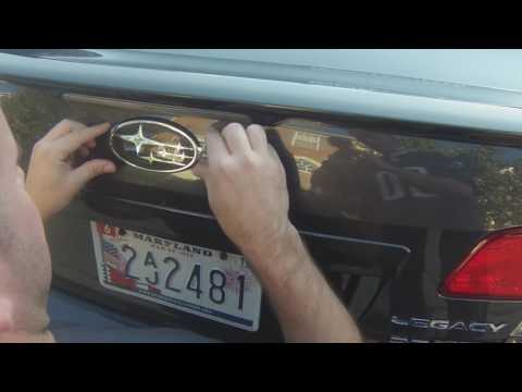Subaru emblem removal and Install