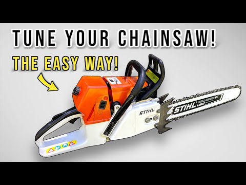 Tune ANY Chainsaw In 5 Minutes! (Easy DIY Tutorial)