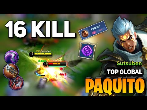 Paquito Post Nerf 100% Monster [ Paquito Best Build Top Global ] By Sutsuben - Mobile Legends