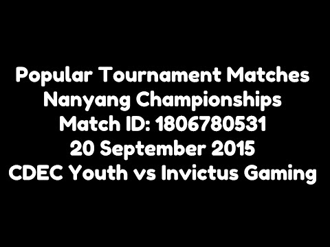 Invictus Gaming Win! CDEC Youth vs Invictus Gaming 09202015 458PM MID1806780531 Nanyang Championship