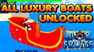 How to Unlock All Luxury Boats in Blox Fruit - Roblox