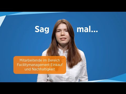 Sag mal... | Mitarbeitende im Bereich Facilitymanagement Einkauf und Nachhaltigkeit | die Bayerische