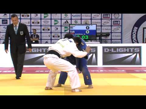 Vahid HASSANZADEH (IRI) - Sinan SANDAL (TUR) 2014 Judo Grand Prix Ulaanbaatar