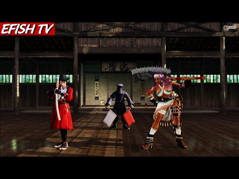 Takane Hibiki vs Darli Dagger (Hardest AI) - Samurai Shodown