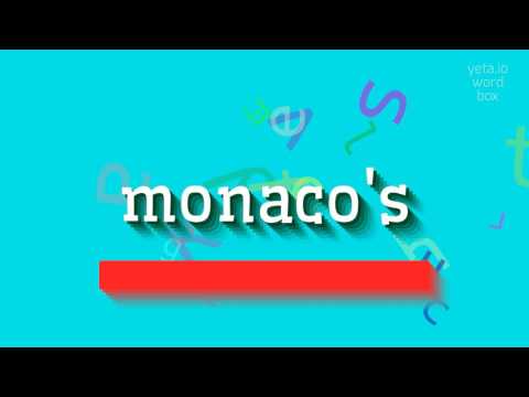 How to say "monaco's"! (High Quality Voices)