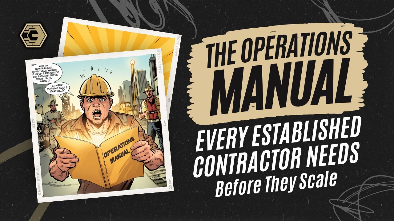 The Contractor Operations Manual: Why 92% of Million-Dollar Businesses Are Worth Almost Nothing