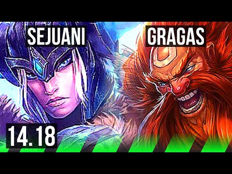 SEJUANI vs GRAGAS (JGL) | 3/2/29, 33k DMG, Rank 14 Seju | BR Grandmaster | 14.18