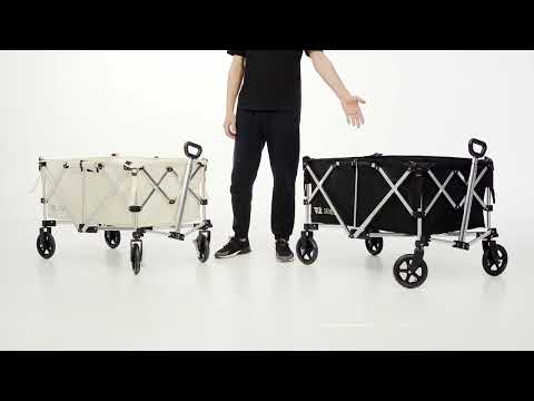 Sekey Collapsible Foldable Wagon with Big Wheels and with 220lbs Weight Capacity