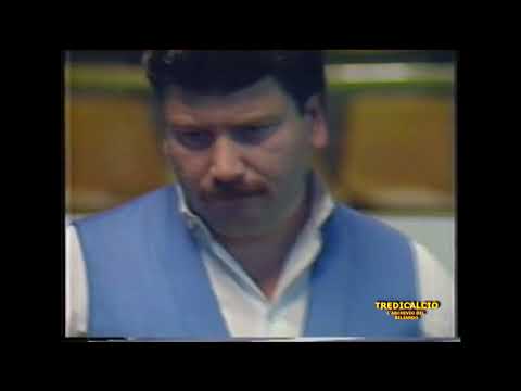 NOCERINO vs SPOORMARS  4° CAMPIONATO EUROPEO BILIARDO VERBANIA 1991