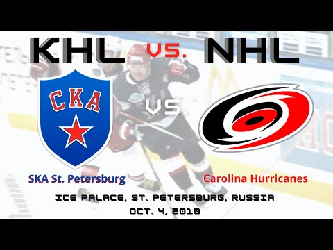 SKA St. Petersburg vs. Carolina Hurricanes | KHL vs. NHL | Russia vs. USA!!!