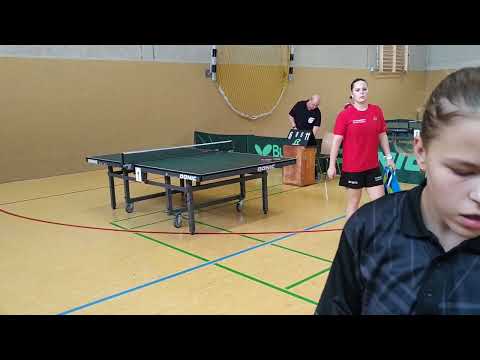 Pelykh Yuliia (TTC Benhrat)-Degueldre Angela (Borussia D) TOP10 Ranglistenturnier Jugend 19 03.09.23