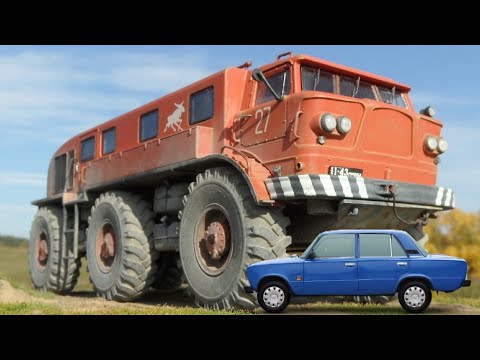Грузовики мoнcтpы наших предков. Самые необычные эксперименты CCCP