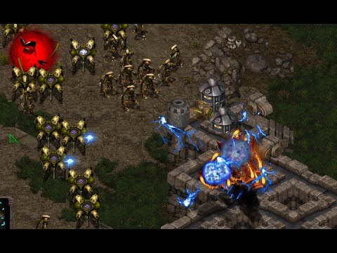 Killer (Z) v Shuttle (P) on Polypoid - StarCraft - Brood War REMASTERED