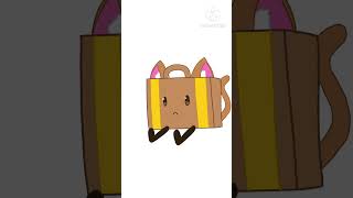 Suitcase cat!! Animation #animation  #inanimateinsanity #cat #cute #adorable #suitcaseii #short