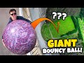 GIANT BOUNCY BALL Drop From 165m Dam