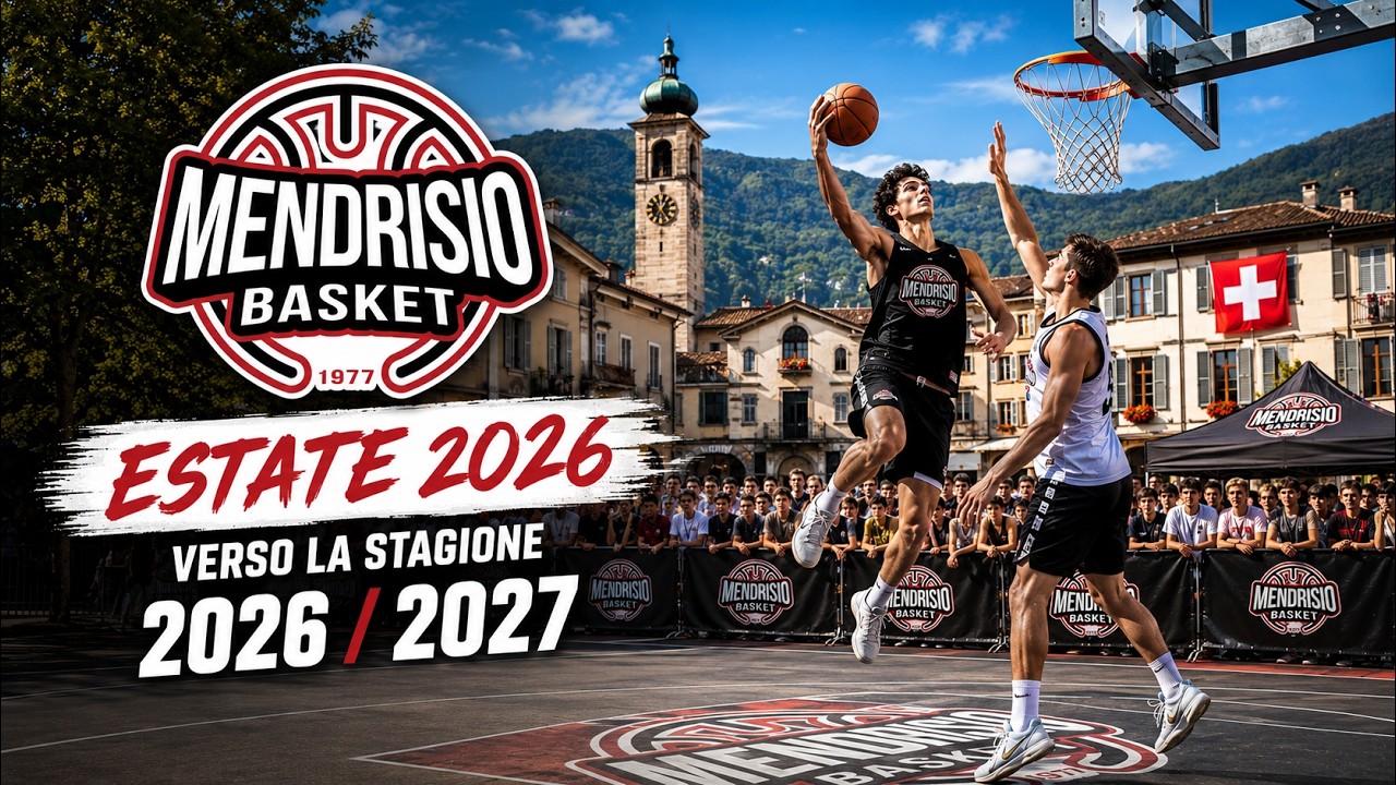 Estate 2026 🏀 | Mendrisio Basket verso la nuova stagione di 1ª Lega Regionale Ticinobasket