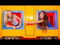 Nastya And Evelyn Playing Hide And Seek At The Amusement Park