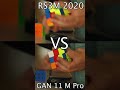 gan 11 m pro vs rs3m 2020 rubik s cube battle shorts