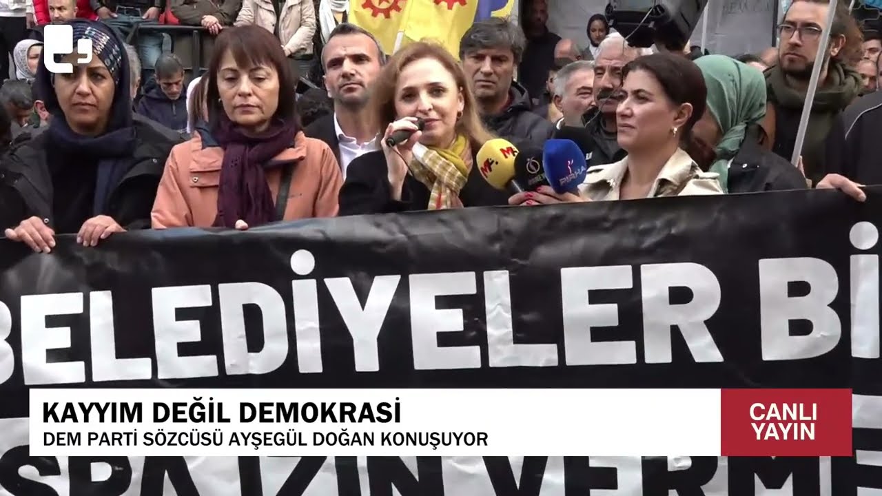 İstanbul'da "Kayyım Değil Demokrasi" buluşması