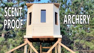 6' X 6' DIY Scent Proof Archery Box Blind Build