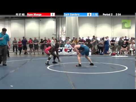 Mens FS FS 57 KG - Ryan Mango vs. Zach Sanders