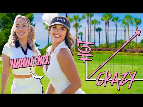 Golfer Paige Spiranac Plays 9 Holes With Hannah Leiner play To See How Low They Can Go
