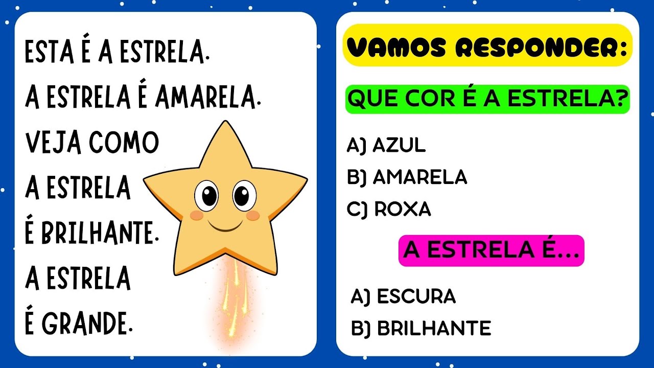 Textos Curtos para Aprender a Ler | Interpretação de Texto para 1° e 2° Anos | Leitura Anos Iniciais