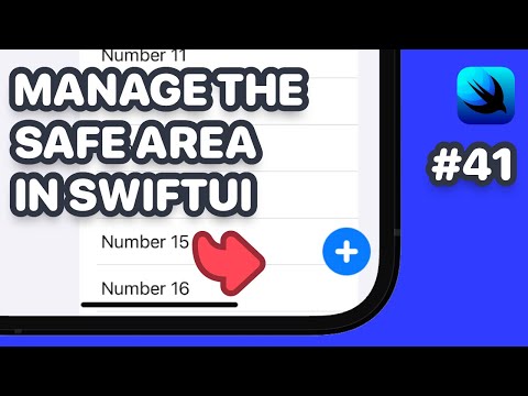 Manage, Ignore and Add to the Safe Area in SwiftUI (SwiftUI Floating Button, SwiftUI Sidebar) thumbnail