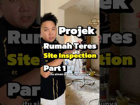 PART 1-Pemeriksaan Lantai Rumah Teres | SOP Semakan Sebut Harga Lantai