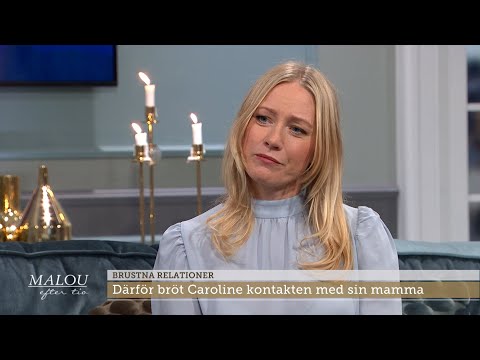 Caroline bröt kontakten med sin mamma – ”Pappa drack och tog på mig” - Malou Efter tio (TV4)