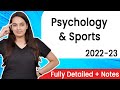 Psychology And Sports Class 11 Physical Education Chapter 9 2022 2023