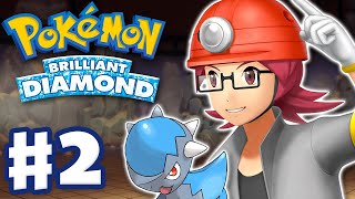 Gym Leader Roark! - Pokemon Brilliant Diamond and Shining Pearl - Gameplay Walkthrough Part 2