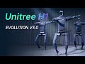 Unitree H1 Breaking humanoid robot speed world record [full-size humanoid] Evolution V3.0