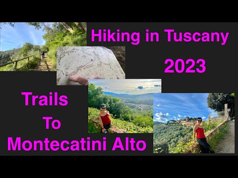 Hiking in Tuscany - Trails to Montecatini Alto, Italy - May 2023