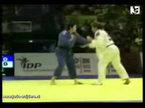 Judo EC 2008 Lissabon Polavder (SLO) - Mondiere (FRA)