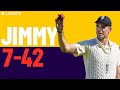 Jimmy Anderson Takes 7-42 (and 500th Test Wicket) at Lord's! |  England vs West Indies