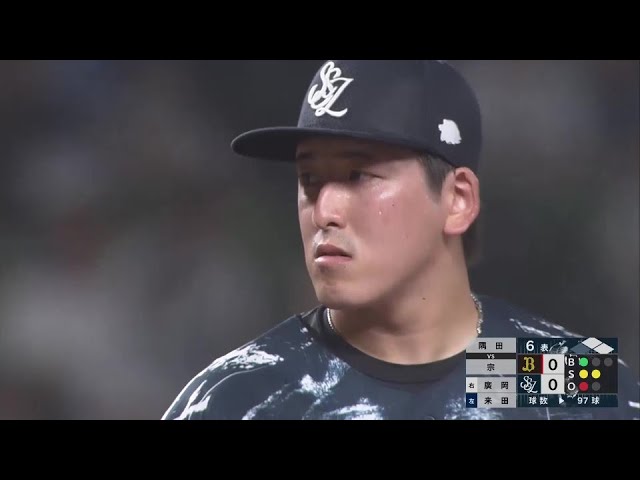 【6回表】今季8勝目!! ライオンズ・隅田知一郎 6回3奪三振無失点の好投を見せる!!  2024年8月21日 埼玉西武ライオンズ 対 オリックス・バファローズ