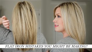 Flat Iron Mistakes You May Be Making & How to Fix Them!