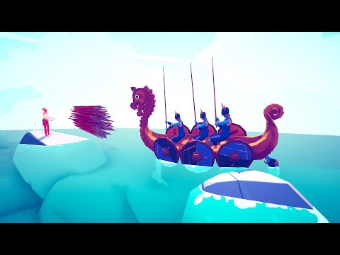 SPEAR THROWER GOD vs EVERY GODS - BATTLE FROM THE SEA 🌊🌊🌊  | Totally Accurate Battle Simulator TABS