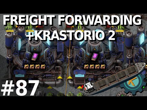 Factorio Freight Forwarding K2 20x #87 — Singularity Tech Cards! 💾💾