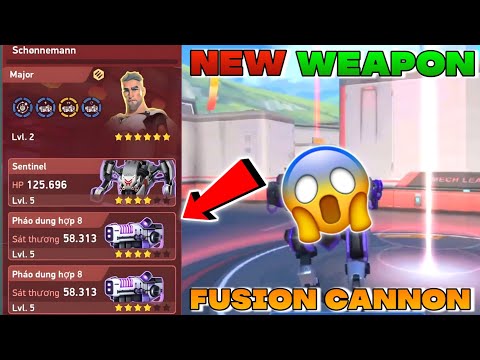 Mech Arena - New Weapon In The Game 🤯 New Weapon Fusion Cannon 8 &12