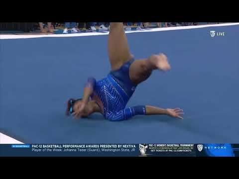 Jordan Chiles Floor UCLA vs Washington 2022 9.950