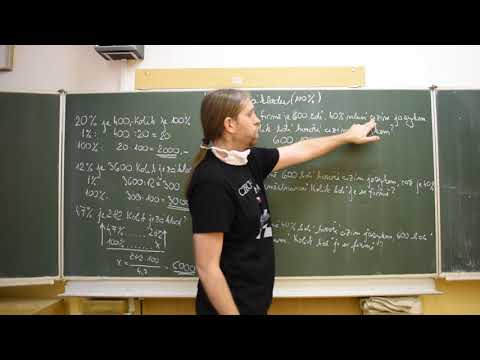 Matematika 7. ročník - procenta 2. část