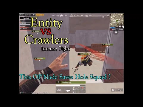 Entity vs Crawlers [Intense Fight] PUBG Mobile [ Pain Elite Tornaments ]