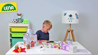 LENA® 42831 - Eco Upcycling Kingdom, postav si sám hrad!